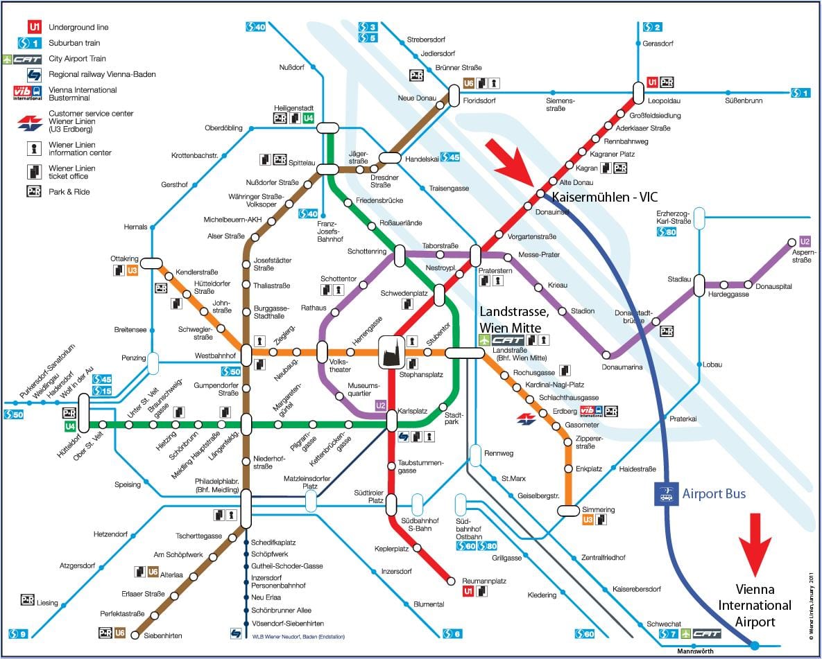 Kort af I tiergarten stöð