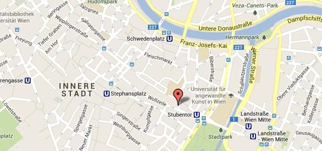 Kort af stephansplatz Vín kort