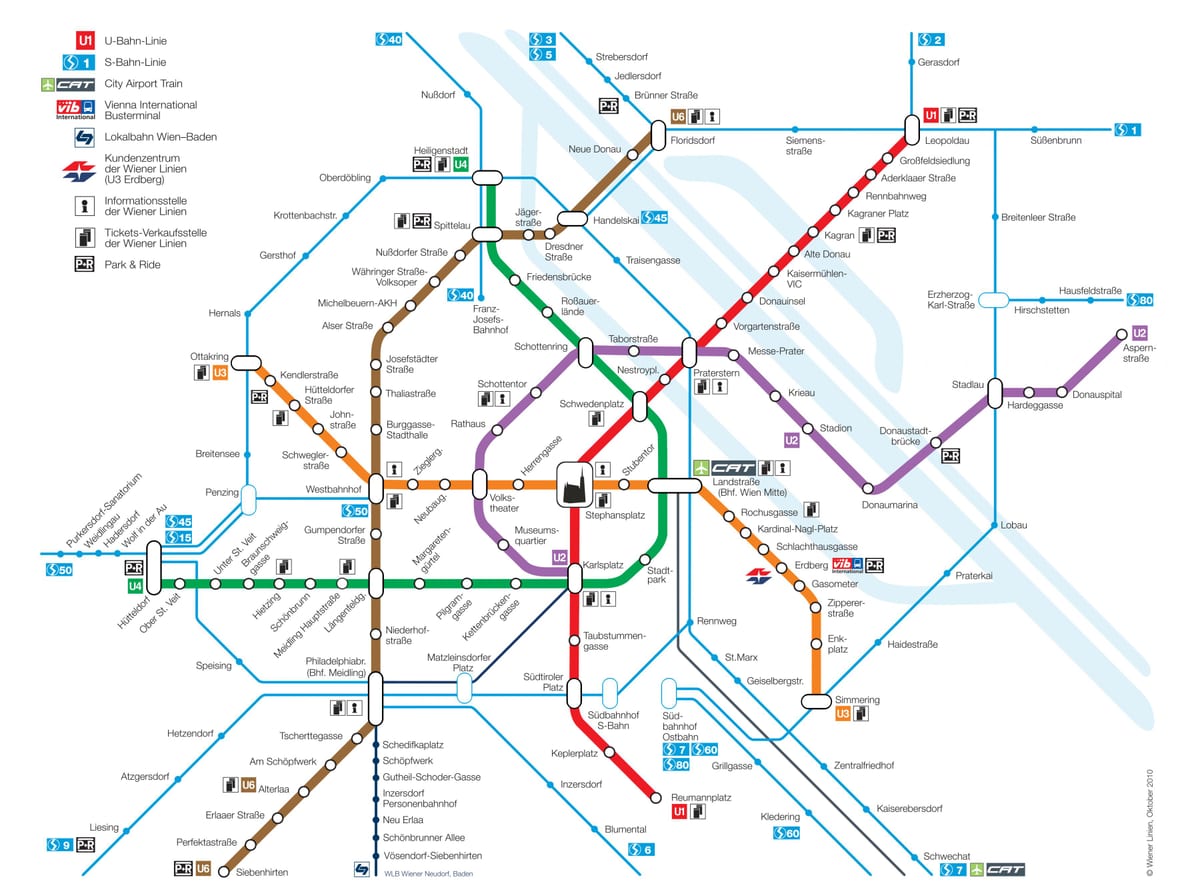 Austurríki u bahn kort