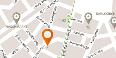 Kort af naschmarkt Vín 