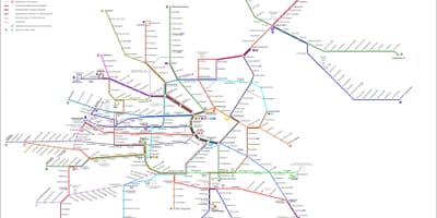 Vín strassenbahn kort
