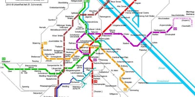 Vín bahn kort