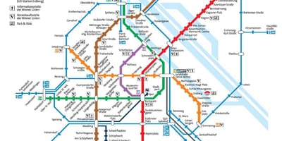 Austurríki metro kort
